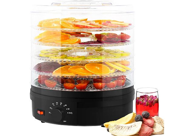 Advwin Food Dehydrator with 5 Removable Trays