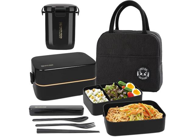 2 Tier Lunch Box Bento Box with Lunch Bag