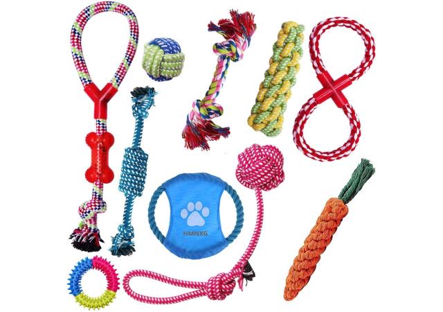 Dog Toys Aggressive Chewers 10pk