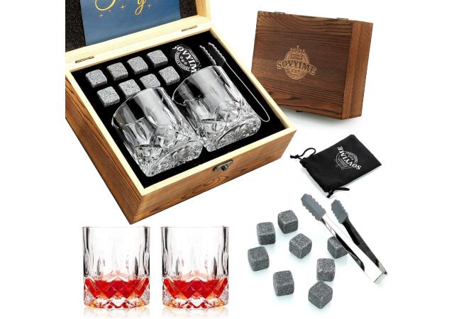 Whisky Stones Glasses Gift Set